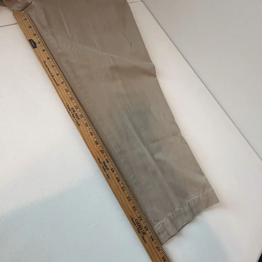 Polo Ralph Lauren Prospect Pant Chino Khaki Tan 100% Cotton 38/29 Classic Twill